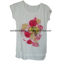 Женская шею мода печатных пользовательские горячая Распродажа Тройник T рубашка